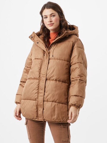 ONLY Winter Jacket in Brown: front