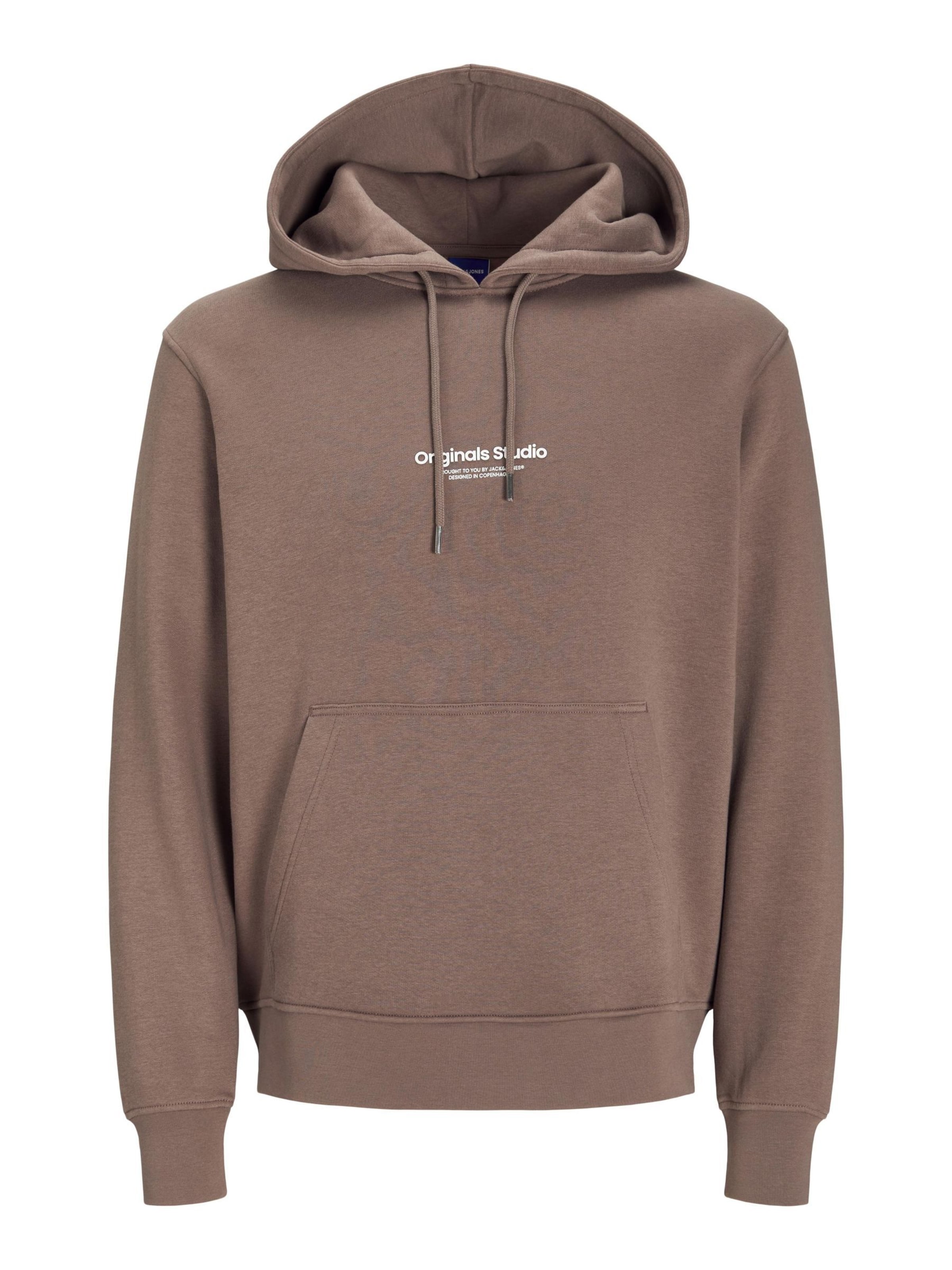 JACK & JONES - Sudadera 'VESTERBRO' en marrón: frente