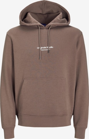 JACK & JONES - Sudadera 'VESTERBRO' en marrón: frente