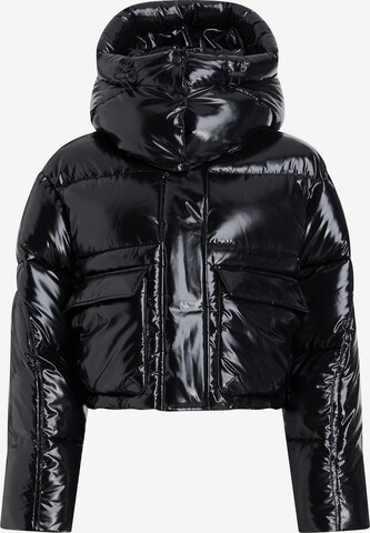 Calvin Klein Jeans Winter Jacket in Black: front