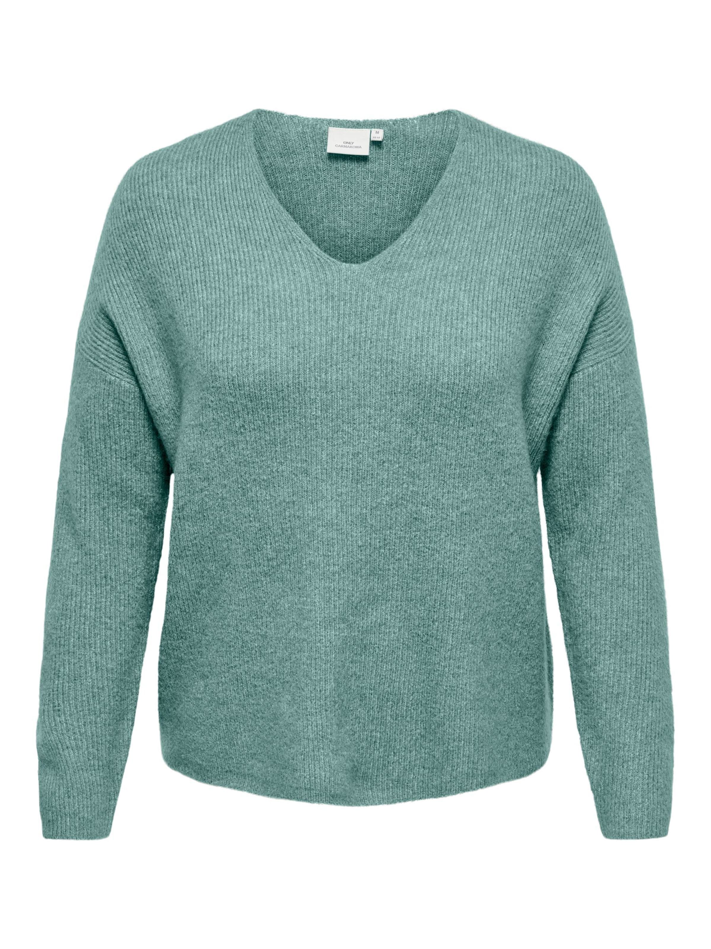 Pullover 'CARCAMILLA' di ONLY Carmakoma in blu: frontale