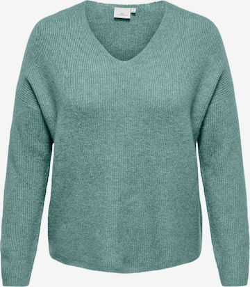 ONLY Carmakoma - Jersey 'CARCAMILLA' en azul: frente