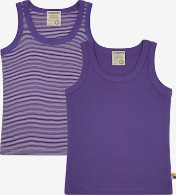 loud + proud Unterhemd in Lila: Vorderseite