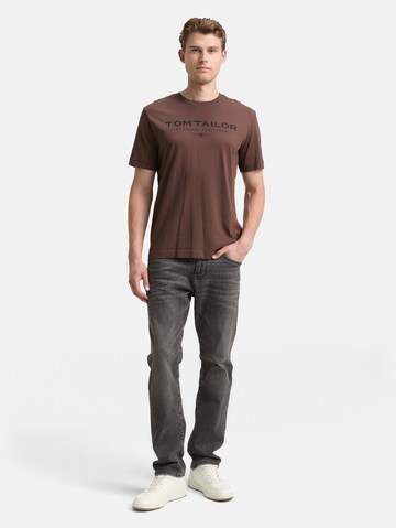 TOM TAILOR Shirt in Braun