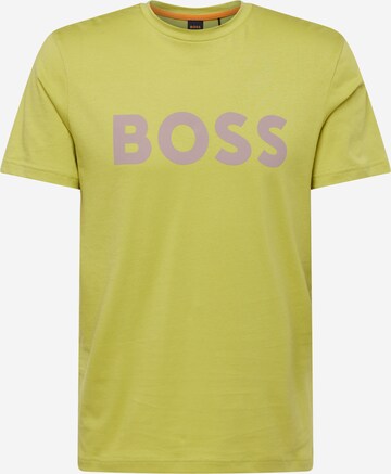 T-Shirt 'Thinking 1' BOSS en vert : devant