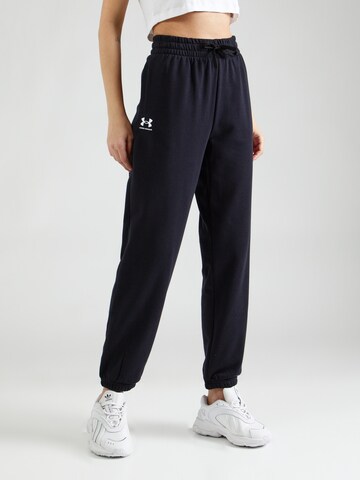 UNDER ARMOUR Tapered Sportbroek 'Rival' in Blauw: voorkant