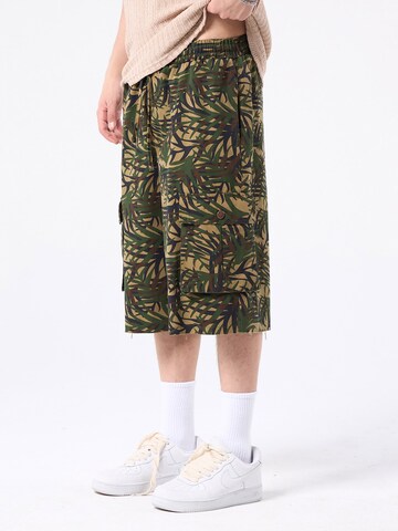VAMOS CLO - Loosefit Calças 'Durham' em verde: frente