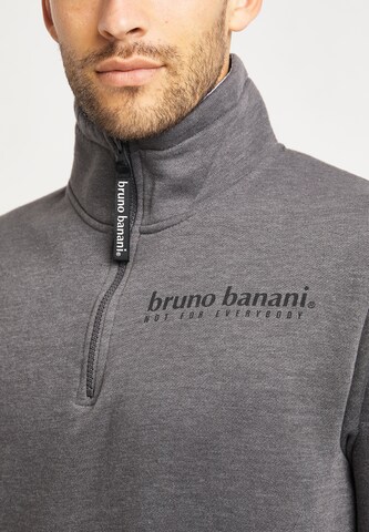 BRUNO BANANI Sweatshirt 'Palmer' in Grey