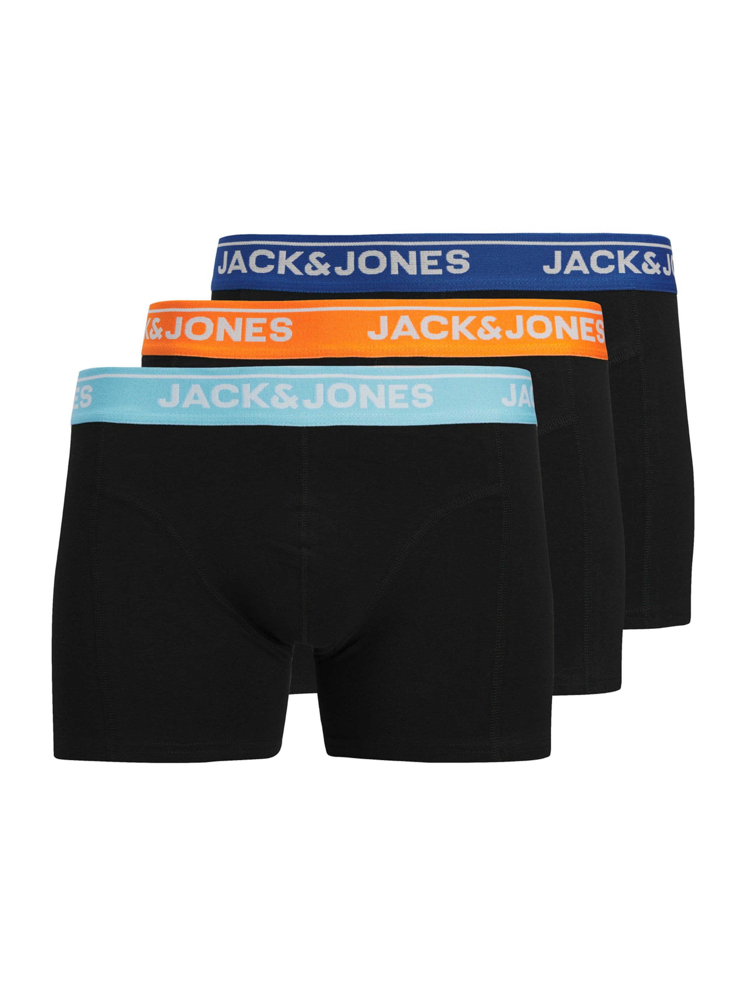 JACK & JONES - Calzoncillo boxer 'JACTHEODORE' en negro: frente