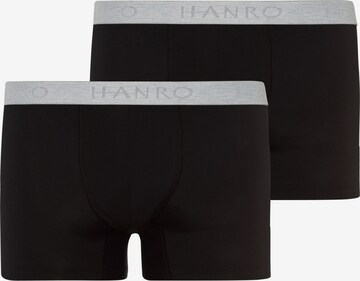 Hanro Boxer shorts 'Cotton Essentials' in Black: front