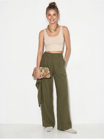 Loosefit Pantalon Bianco Lucci en vert