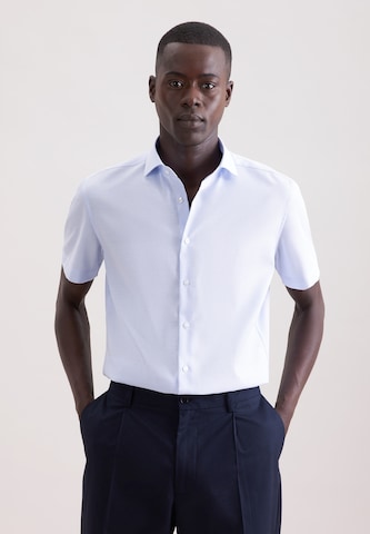 SEIDENSTICKER Slim fit Business shirt 'Classic Essentials' in Blue: front