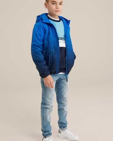 Veste mi-saison WE Fashion en bleu