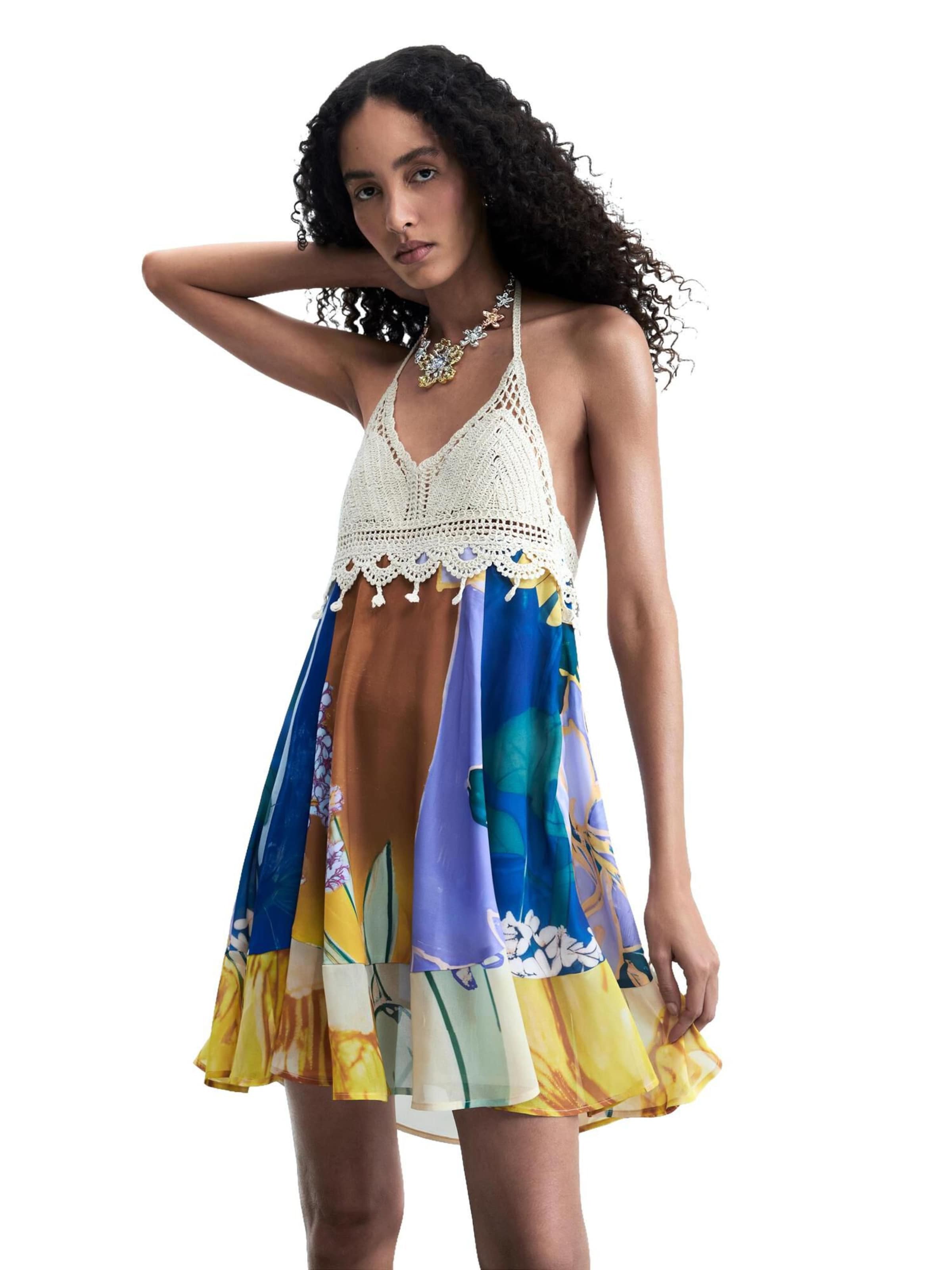 Desigual Сарафан в Смешанный: спереди
