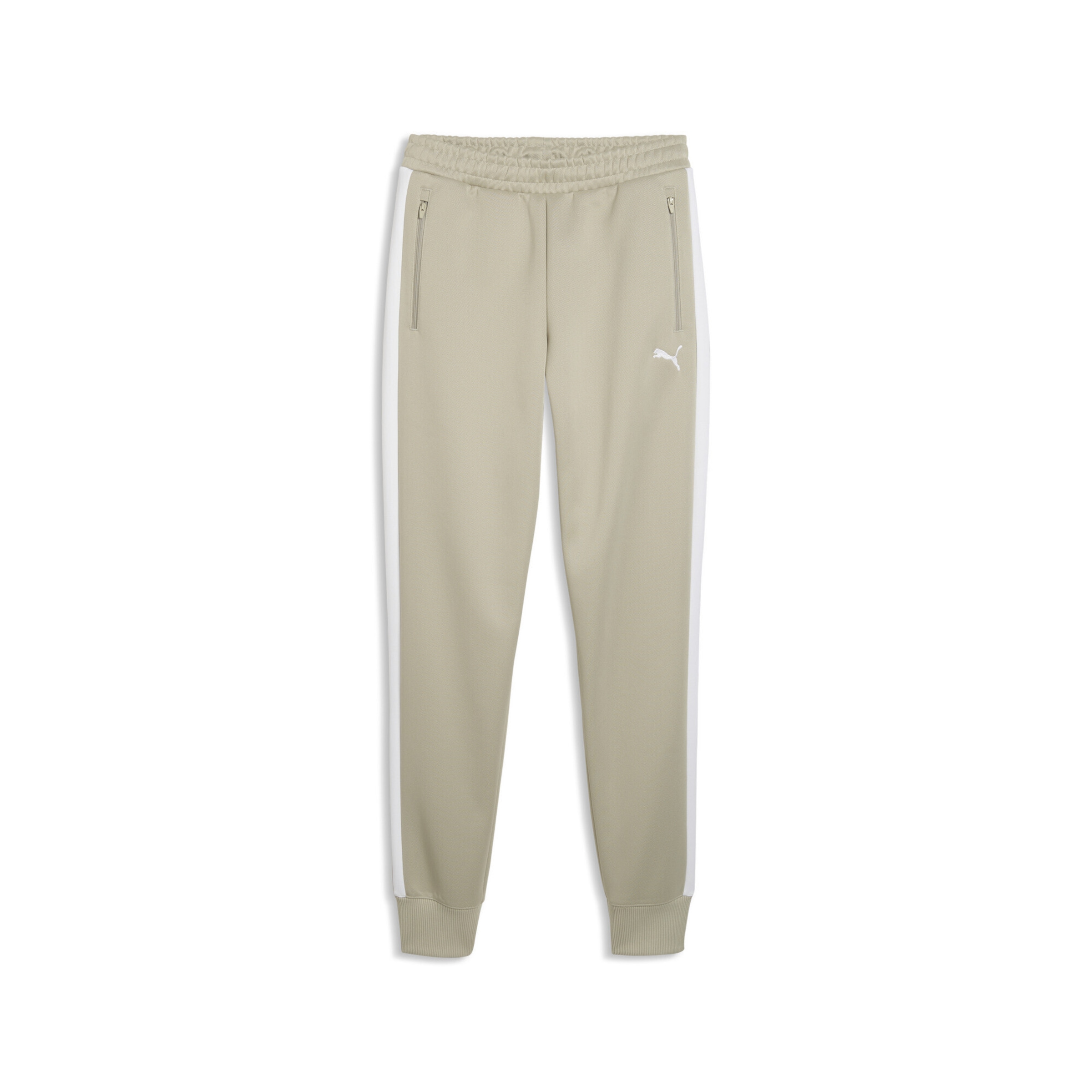 PUMA Broek 'T7 Always On' in de kleur Beige, Productweergave