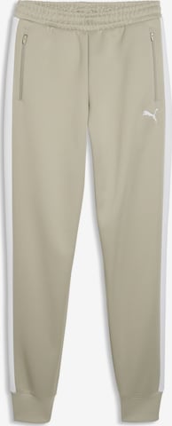 Effilé Pantalon 'T7 Always On' PUMA en beige : devant