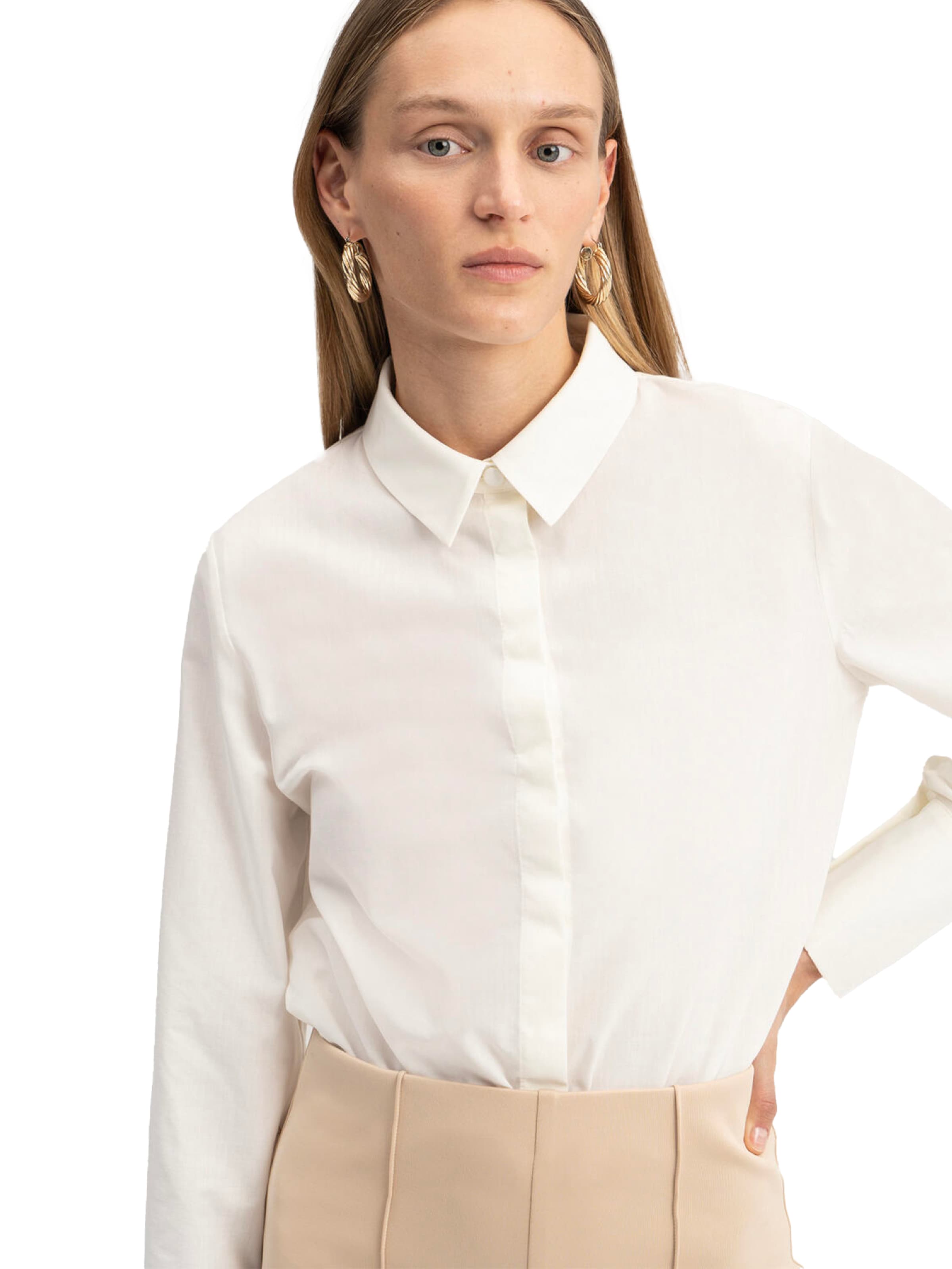 Touche Prive Blouse body in Wit