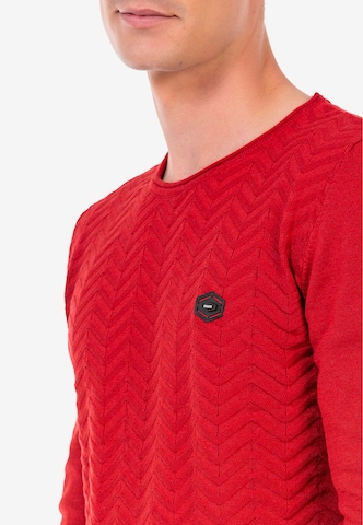 CIPO & BAXX Strickpullover in Rot