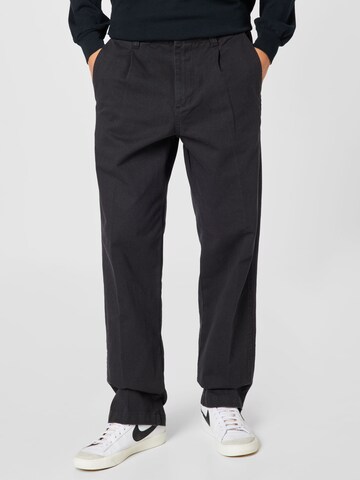 Regular Pantalon 'Estate' Obey en noir : devant