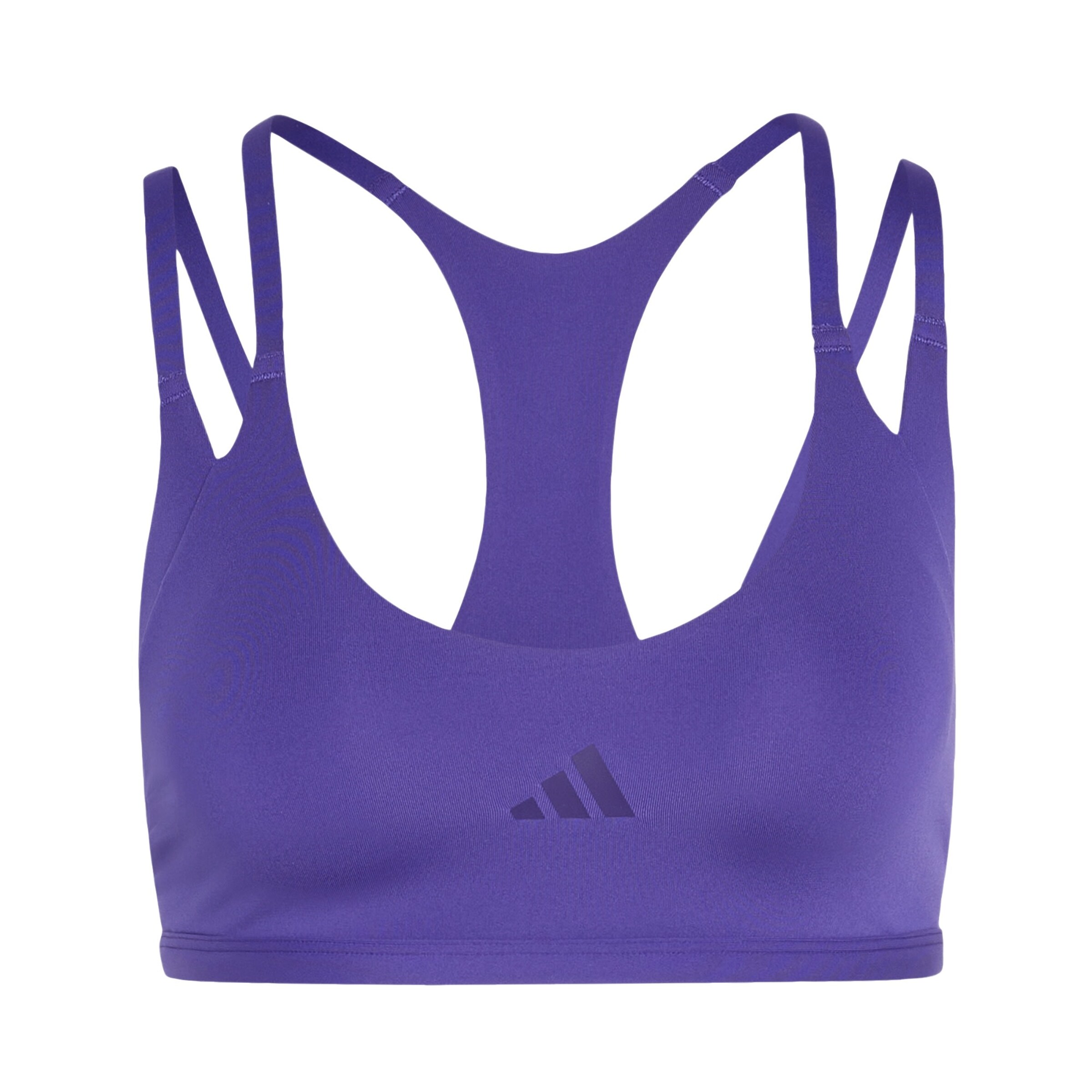 ADIDAS PERFORMANCE Sport-BH 'Optime Workout' in Lila: Vorderseite