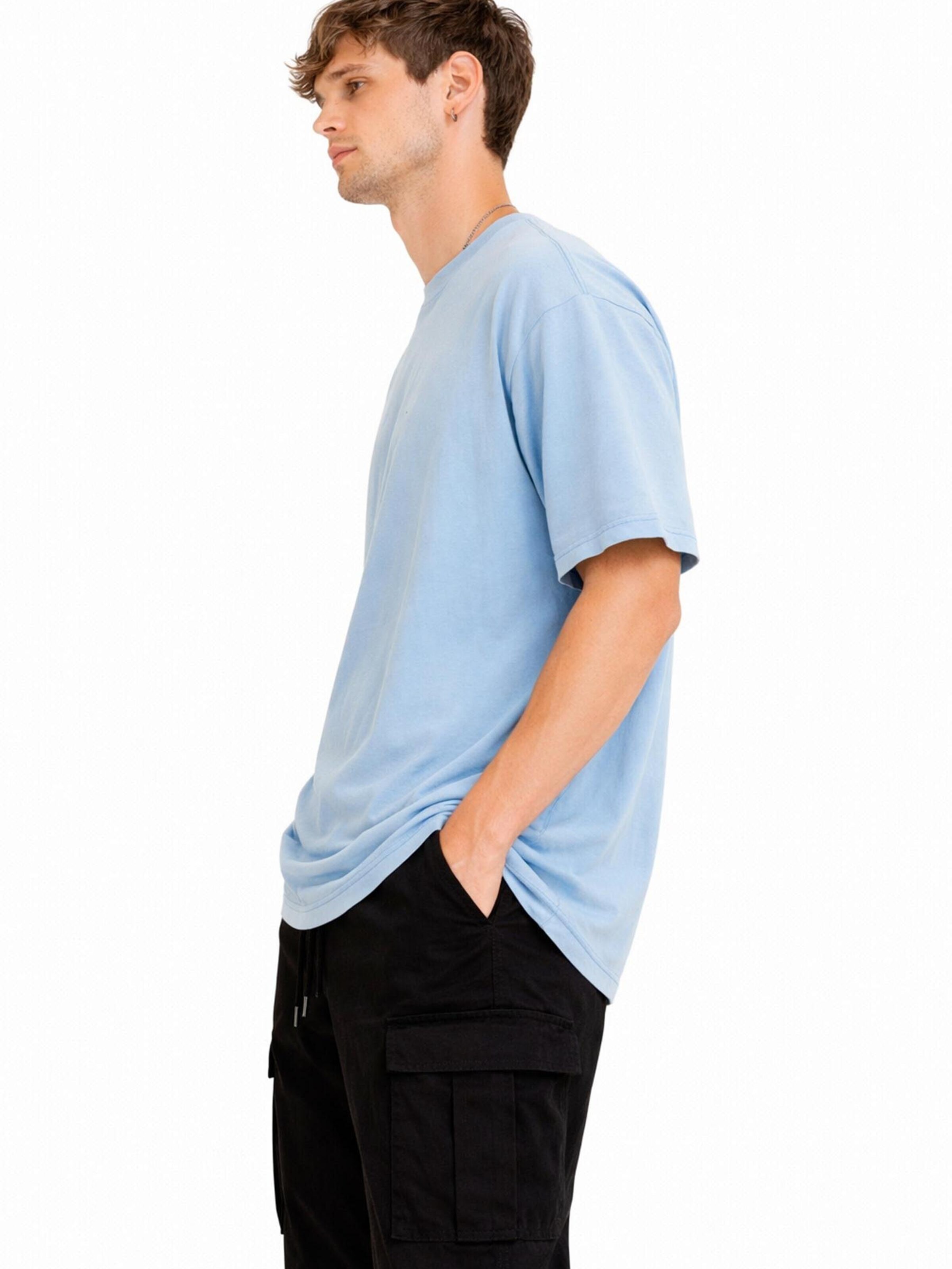 A Question Of (AQO) Shirt 'Ozzy Tee Acid' in Blauw