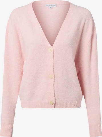 Marie Lund Strickjacke in Pink: Vorderseite