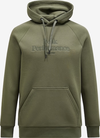 PEAK PERFORMANCE Sweatshirt in Green: front
