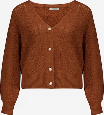 Deeluxe Knit Cardigan 'Dorfi' in Orange: front