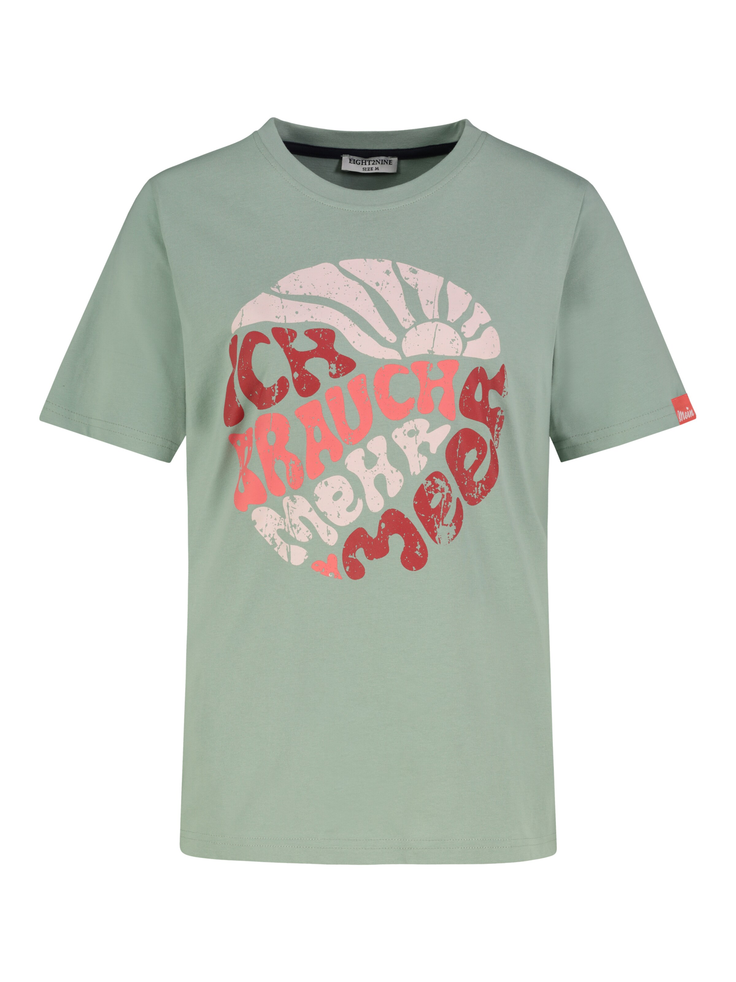 Eight2Nine T-Shirt in Grün: Vorderseite