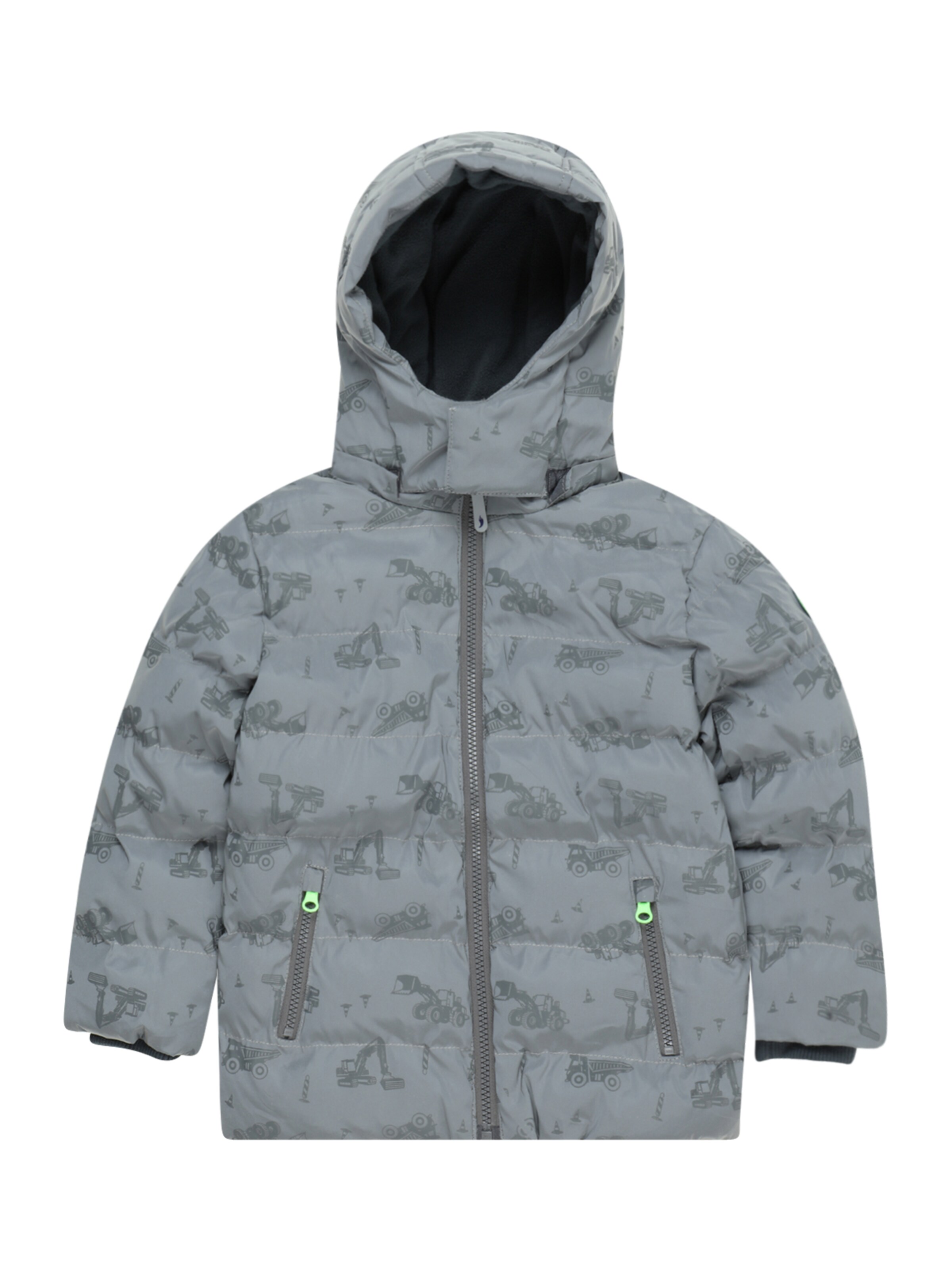 Veste Matelassée Garçon SALT AND PEPPER – Dino Réfléchissant, Capuche Amovible