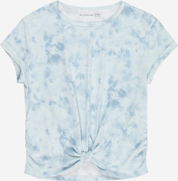 T-Shirt 'Essential' Abercrombie & Fitch en bleu : devant