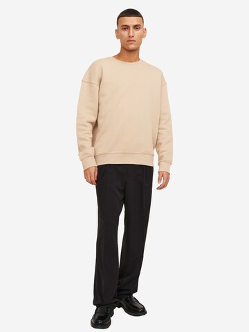 JACK & JONES Sweatshirt 'Star'‌‌‌‌‌‌‌‌‌‌ in Beige