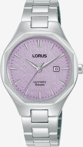 LORUS Analog Watch in Purple: front
