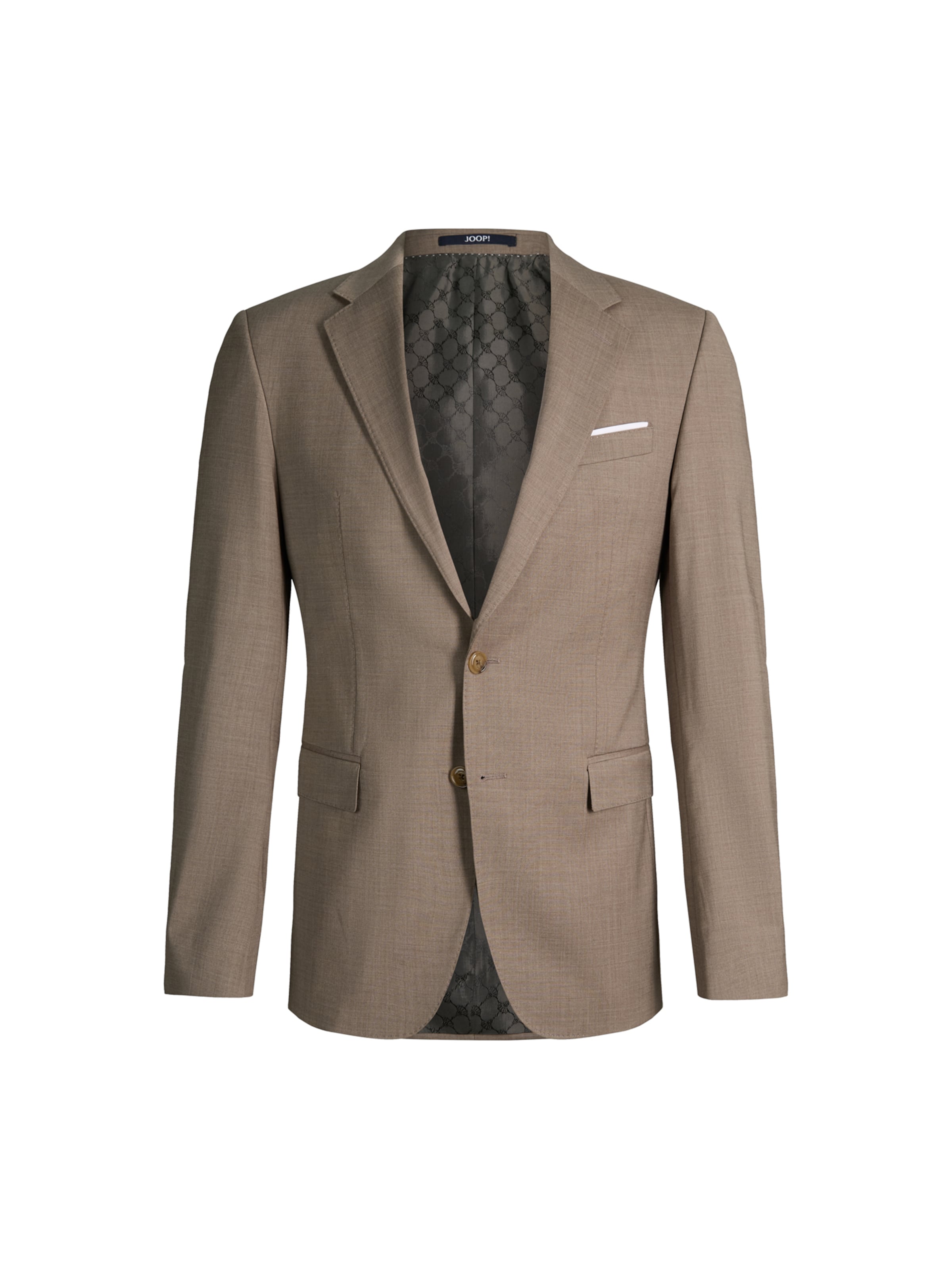 JOOP! Slim Fit Business-Sakko 'Herby' in Beige: Vorderseite