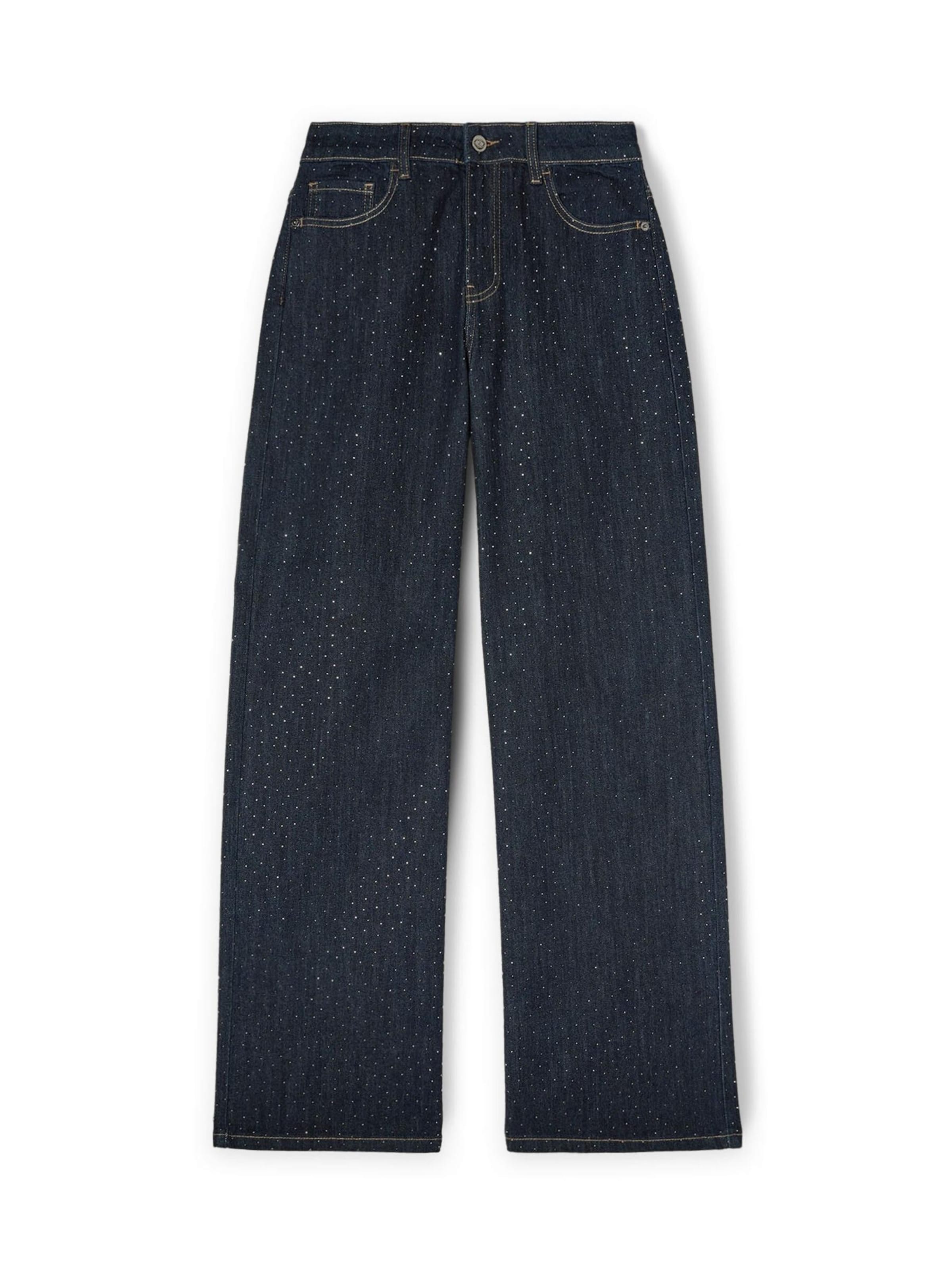 Wide leg Jeans di MOTIVI in blu: frontale