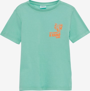 s.Oliver Shirt in Blauw: voorkant