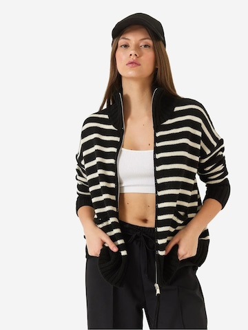 Bianco Lucci - Casaco de malha em preto: frente