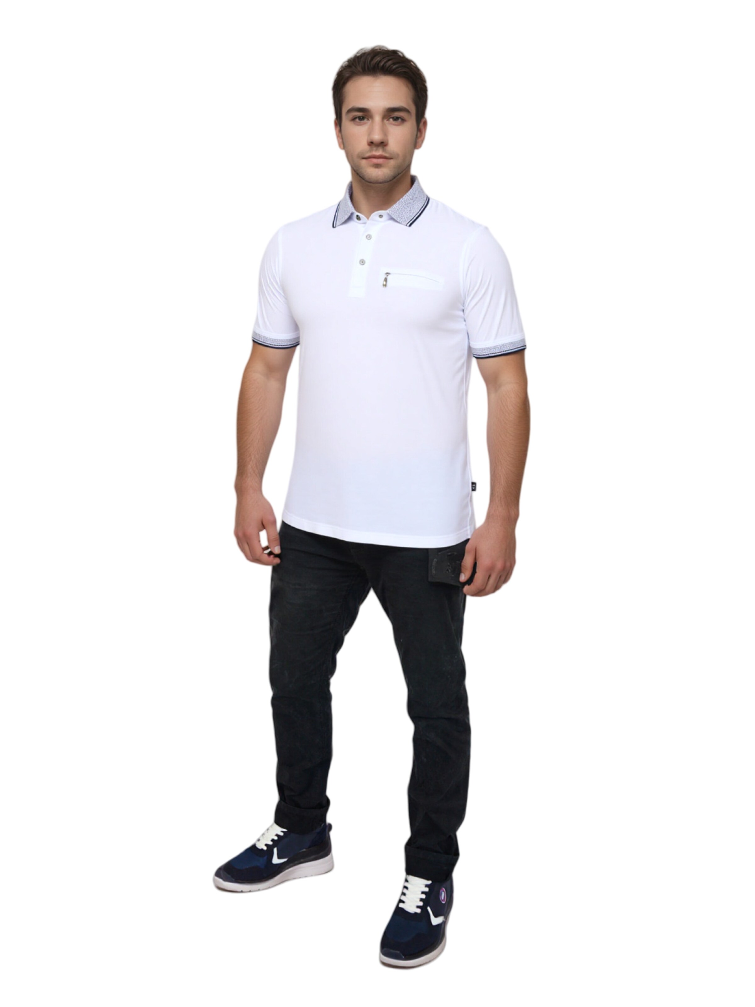 HAJO Poloshirt 'Stay Fresh' in Weiß