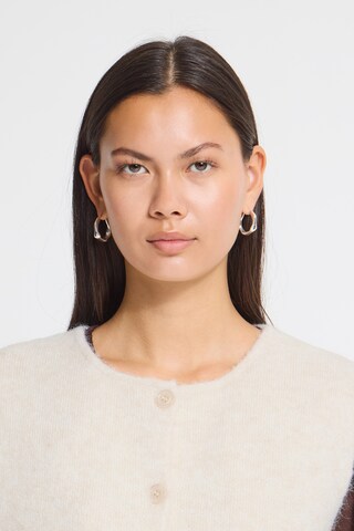 ICHI Strikvest 'PANORA ' i beige