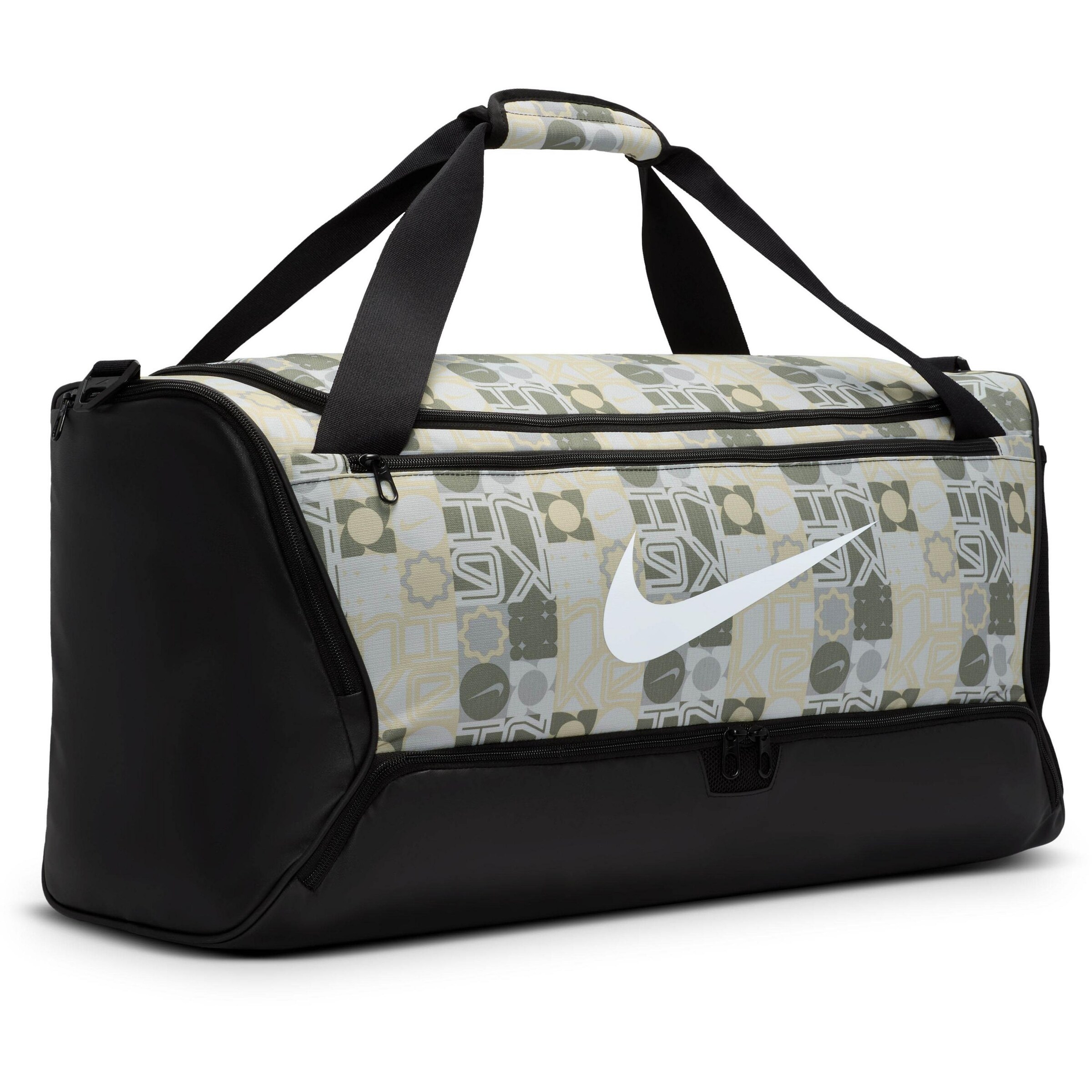 NIKE Sports Bag 'Brasilia' in Grey