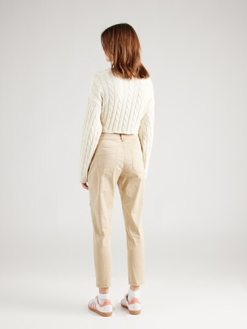 Coupe slim Pantalon TOM TAILOR en beige