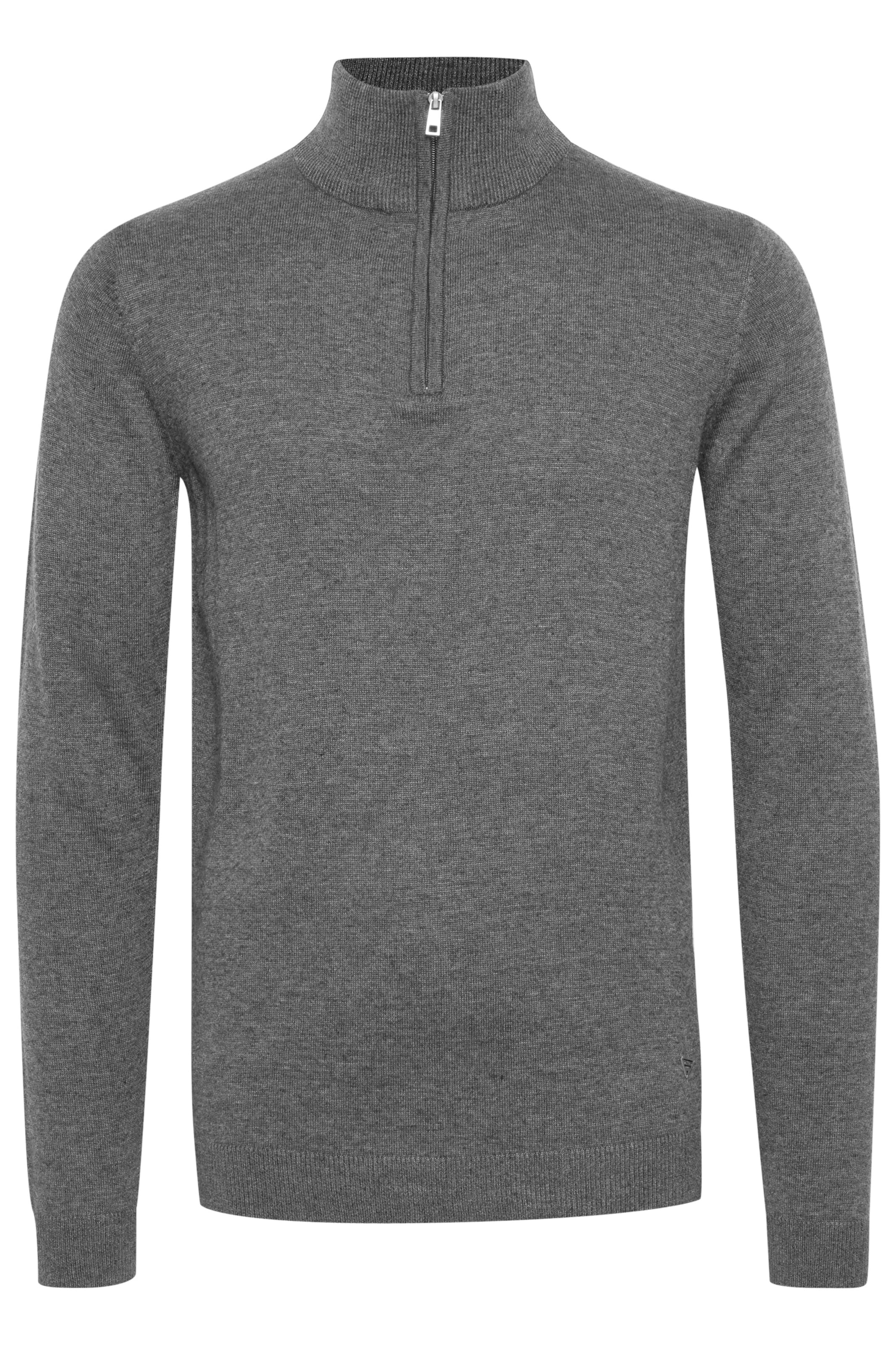 11 Project Pullover 'Ingfried' in Grau: Vorderseite