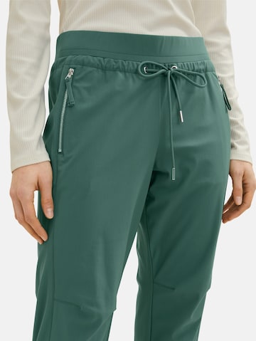 Effilé Pantalon TOM TAILOR en vert