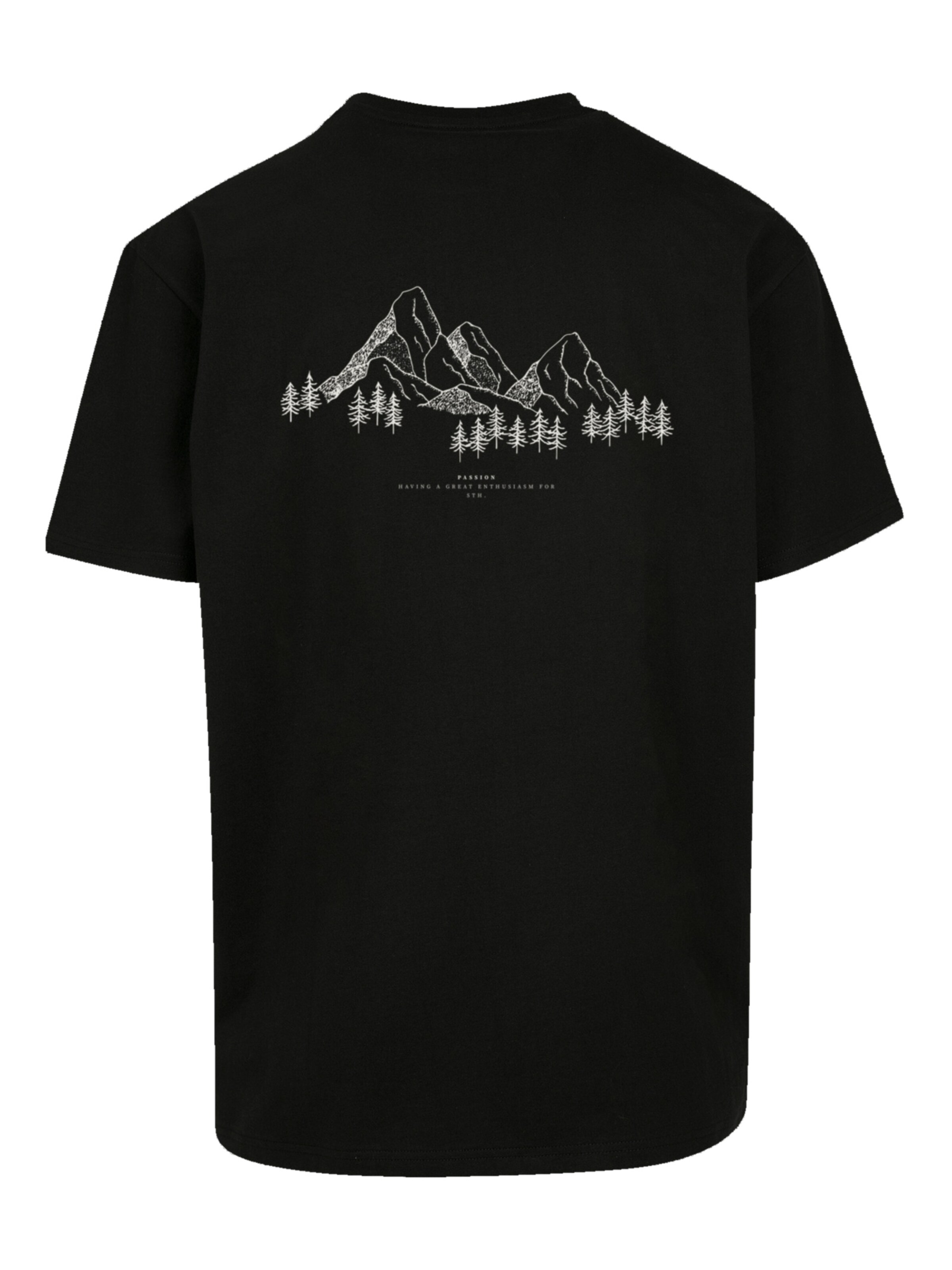 F4NT4STIC T-Shirt 'Mountain' in Schwarz