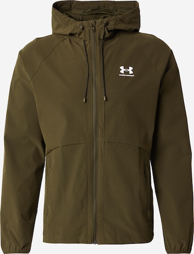UNDER ARMOUR Sportska jakna u zelena / bijela, Pregled proizvoda