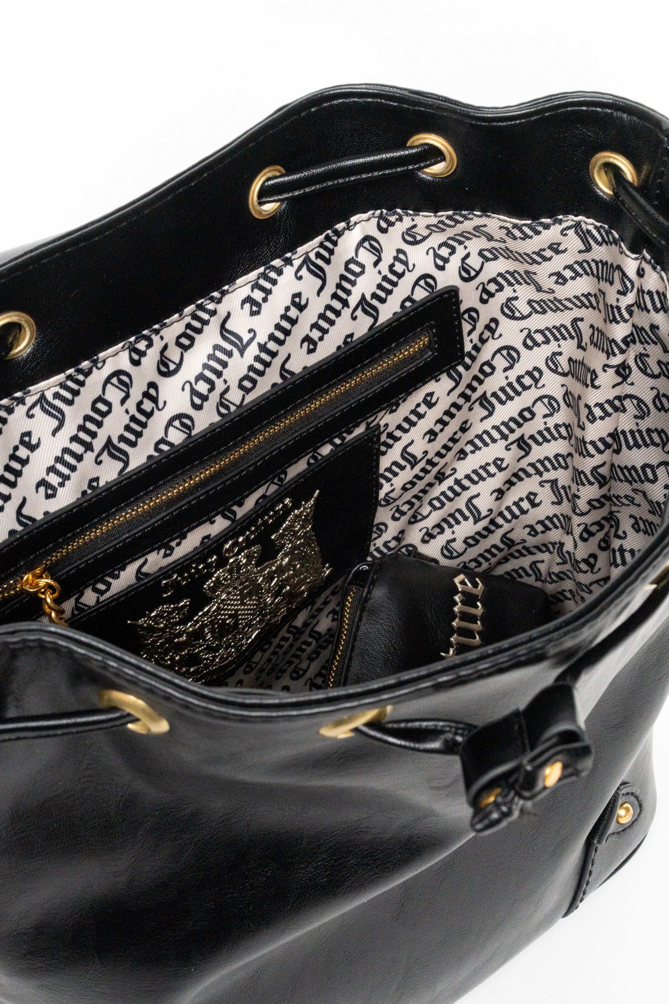 Juicy Couture Rucksack 'POPPY' in Schwarz