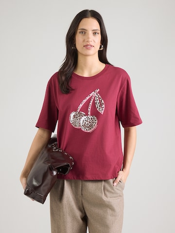 sarkans Marc Cain T-Krekls: no priekšpuses