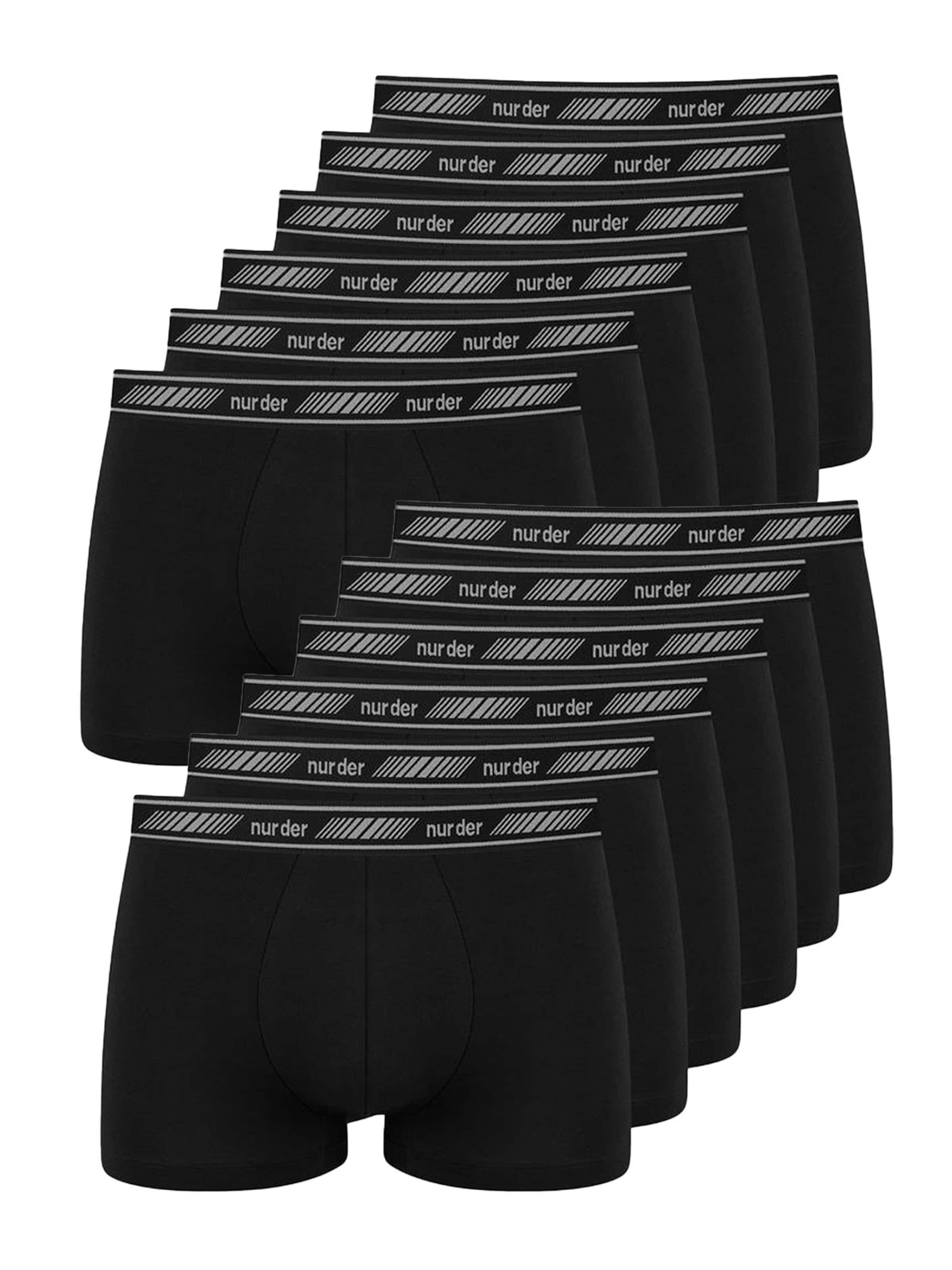 Nur Die Boxer shorts '3D-Flex Classic' in Black: front