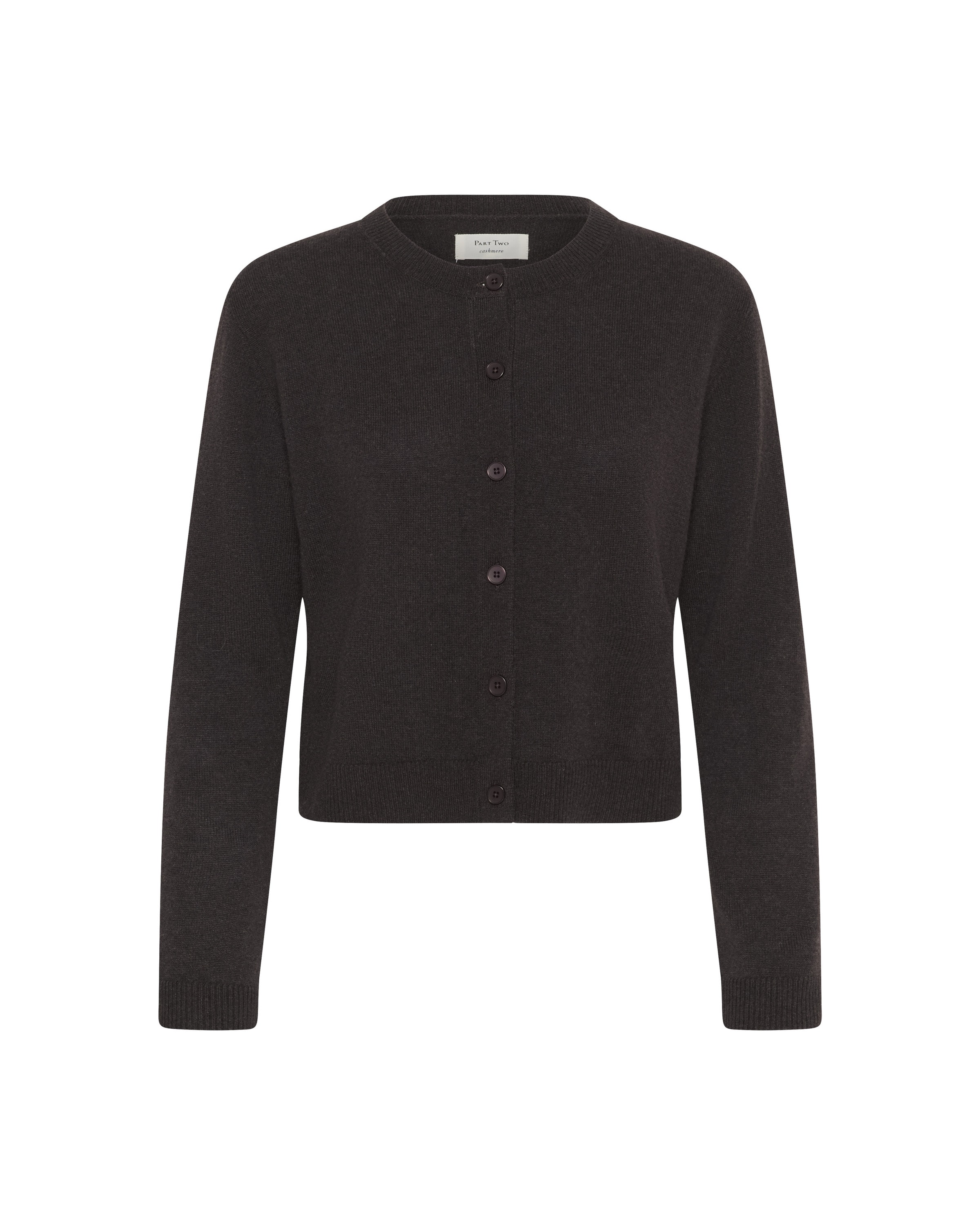Part Two Strickjacke 'Carimi' in Braun: Vorderseite