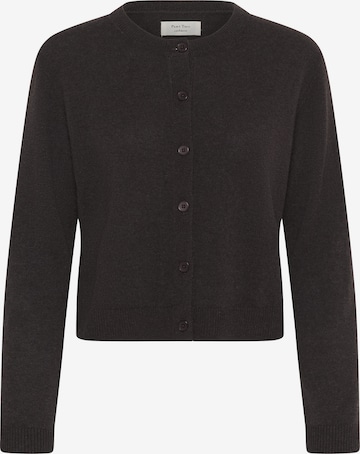 Part Two Strickjacke 'Carimi' in Braun: Vorderseite